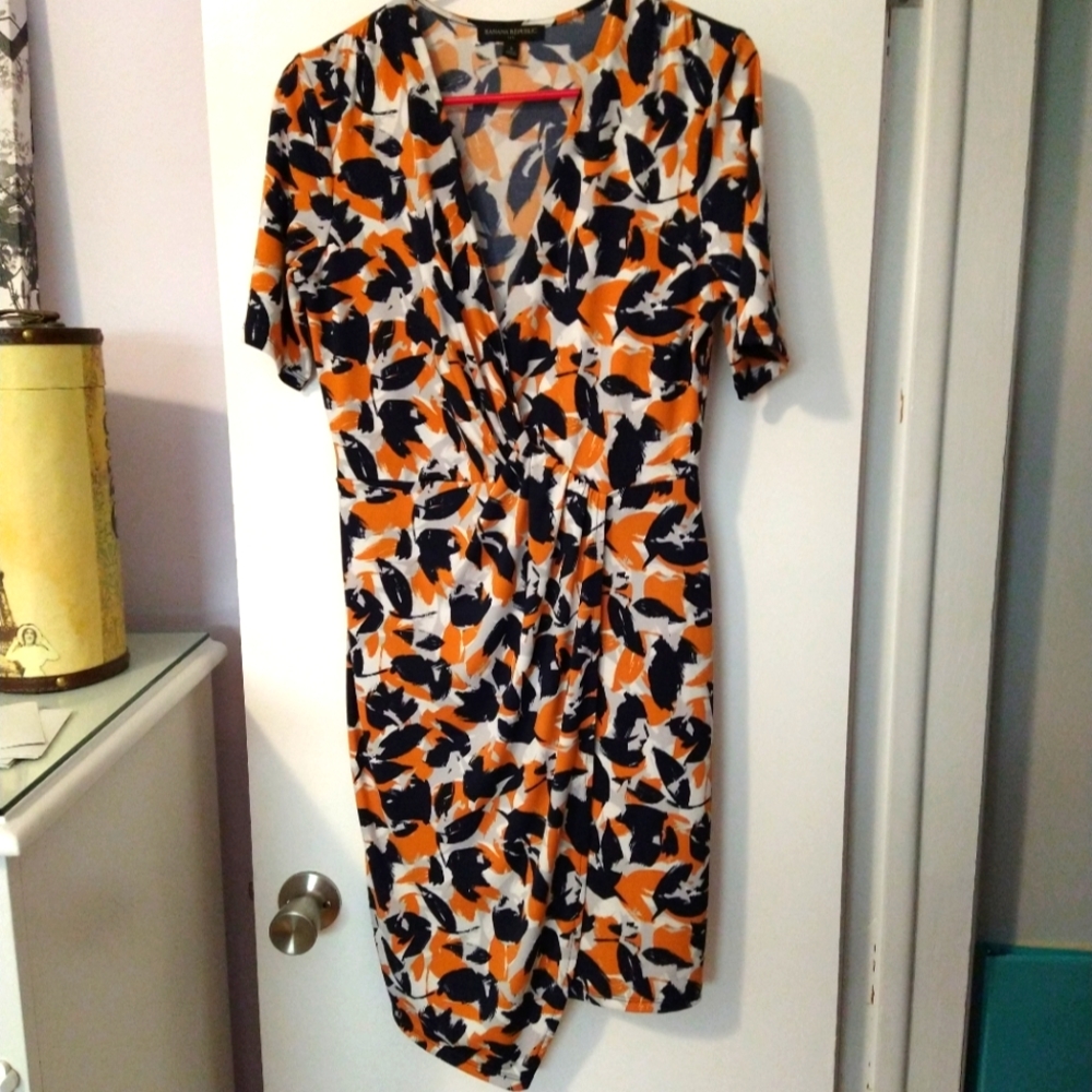 Banana Republic pattern dress, size small